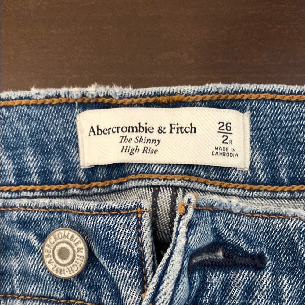 Abercrombie & Fitch High Rise Denim Jeans